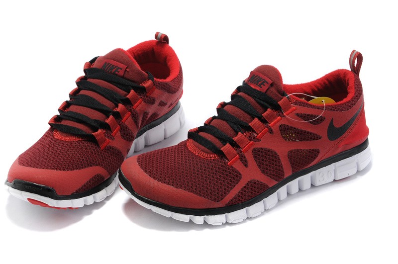 Nike Free 3.0 V3 Mens Shoes dark red - Click Image to Close